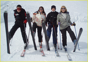 photo de groupe ski 